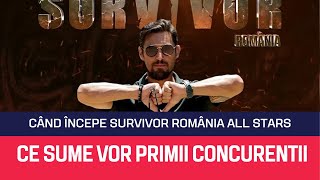 Când începe Survivor România All Stars  Ce sume vor primii concurentii [upl. by Aittam]