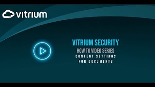 How to DRM Video Series Content Settings for Documents in Vitrium Security [upl. by Joacimah]