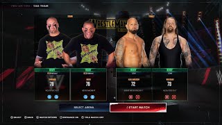 WWE 2K24  The Headbangers vs A Glitch in The Matrix [upl. by Itch787]