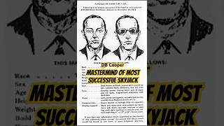 The Mysterious Case of DB Cooper America’s Only Unsolved Skyjacking shorts trending highjack [upl. by Nedyrb]