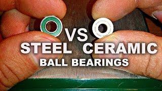 Steel VS Full Ceramic Bearings Friction Test [upl. by Esinrahs]