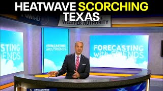 Texas heatwave intensifies  Forecasting with Friends [upl. by Ofori]