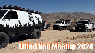 Lifted Van Meet 2024 Adventure Vans Unite Action Van Susp Weldtec Advanced 4x4 amp AJs 4x4 Vans [upl. by O'Connor939]