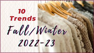 10 Knitwear Trends for Fall and Winter 202223 [upl. by Wagner482]