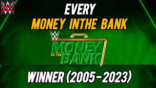 EVERY quotMENSquot MONEY INTHE BANK WINNER 2005  2023 wwe moneyinthebank [upl. by Aylmer]