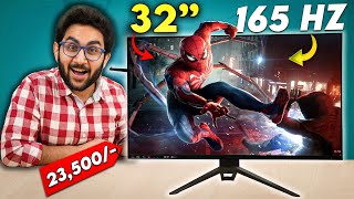 32 Inches 1440p QHD 165Hz Gaming Monitor Under Rs25000  ViewSonic Omni Vx32192KPro2 [upl. by Akemak]