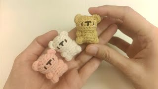 This unique no sew tutorial will blow your mindCrochet mini koala teddy bear or gummy bearcrochet [upl. by Francesca]