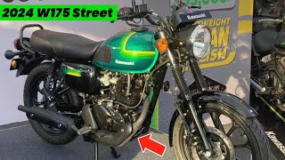 2024 Kawasaki W175 Street Launched 💥 Whats New  Price  New Color  All Details [upl. by Esnahc]