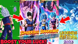 HOW TO BOOST YOUR LEGENDS LIMITED SUMMON LUCK RATES LEGENDS FESTIVAL 2023 Dragon Ball Legends [upl. by Erlandson]