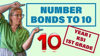 Number Bonds To 10  Year 1 KS1 1st Grade Maths [upl. by Ev]