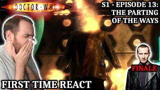 FIRST TIME WATCHING Doctor Who  Season 1 Episode 13 The Parting of the Ways FINALE REACTION [upl. by Anih]