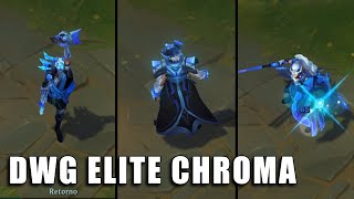 DWG Elite Chroma  Jhin Twisted Fate Leona Kennen e Nidalee [upl. by Gytle]