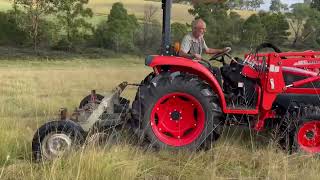 Improving the pasture with the Yeomans plow regenerative agriculture [upl. by Lladnyk]