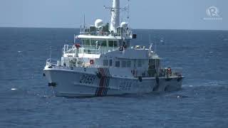 China Coast Guard harasses Filipino fisherfolk in Recto Bank [upl. by Crabb155]