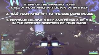 Planetside 2 Flight School Episode 1  Banking Turn Planetside 2 GuideTutorial [upl. by Cacilie782]