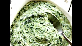 Easy Creamed Spinach Recipe [upl. by Edson]