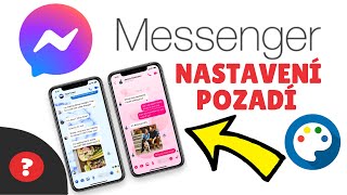 Jak ZMĚNIT POZADÍ v MESSENGERU  Návod  Telefon  Messenger [upl. by Krm]