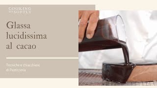 Glassa lucidissima al cacao  ricetta golosa [upl. by Elhsa]