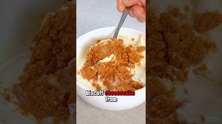 No Bake Low Calorie Protein Biscoff Cheesecake you need this easyrecipe healthyeating diet [upl. by Goldsworthy870]