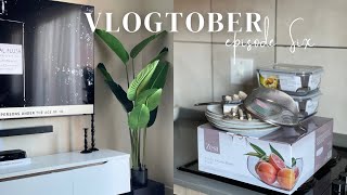 VLOGTOBER EP 6 CHECKERS HOMEWARE HAUL DISCHEM HAUL PEP HOME PLUG  SOUTH AFRICAN YOUTUBER [upl. by Leihcim]