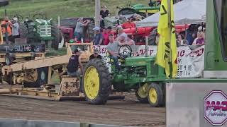 Antique Tractor Pulling in Bakersville Ohio part 2 after the half time break [upl. by Dnalwor]