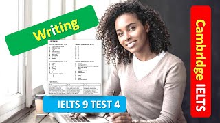 Cambridge IELTS 9 TEST 4 Writing  Cambridge IELTS Writing [upl. by Nosiaj]