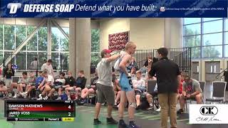 Mat 2 170 Dawson Mathews Georgia Vs Jared Voss Iowa [upl. by Nnav]