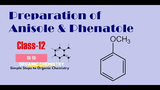 Preparation of Anisole amp Phenatole Aromatic Ethers Sodium Phenoxide Organic Chemistry Class12 [upl. by Harima]