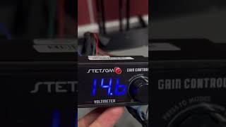 New Stetsom Voltmeter Quick Look subwoofer bass caraudio [upl. by Wertheimer]