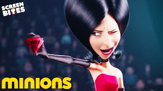 Scarlet Overkills Henchmen Competition  Minions 2015  Screen Bites [upl. by Sorcha]