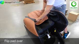 Ogawa Refresh Plus Assembly Guide  Massage Chair Planet [upl. by Enylhsa]