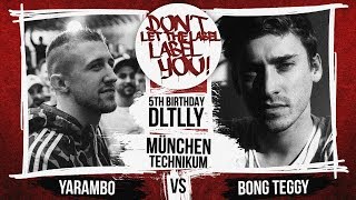 Yarambo vs Bong Teggy  DLTLLY RapBattle BDay5  München  2018 [upl. by Nahguav]