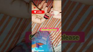 😱Nail art for beginners 💅Nailart designs 👌toothpick nailart at home😍 nails nailart toothpick🔥yt [upl. by Nellek]