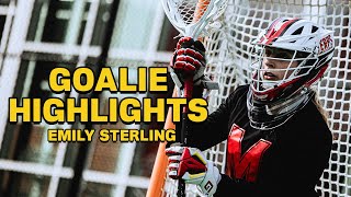 Maryland v Florida GOALIE HIGHLIGHTS  Emily Sterling [upl. by Omolhs]