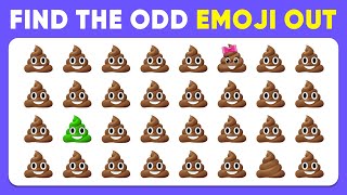 FIND THE ODD EMOJI OUT🕵️‍♂️🔍  Ultimate Emoji Puzzle Showdown 2024 [upl. by Enneirda]