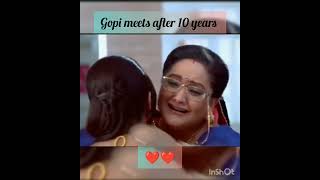 Gopi meets Modis ❤️ gopibahu saathnibhanasathiya serialshorts 2024viralshorts [upl. by Marston]