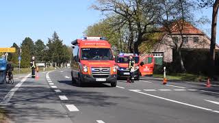 Heckenbrand ELW1 Freiwillige Feuerwehr Westerstede [upl. by Attenrad]