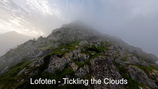 Tickling the Clouds  Lofoten Moskenesoya cinematicfpv lofoten norway [upl. by Cleres216]