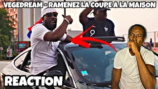 AMERICAN REACTS TO FRENCH RAP  VEGEDREAM  RAMENEZ LA COUPE A LA MAISON [upl. by Annotahs]