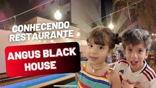 🥩🍔Conhecendo o restaurante Angus Black House de Catalão churrasco hamburger experimentandoComida [upl. by Jasmin]