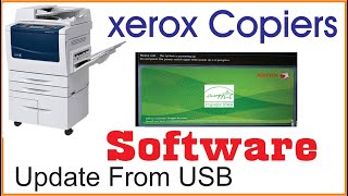 Xerox Copier  Printer Software Firmware Upgrade From USB [upl. by Aidnac]