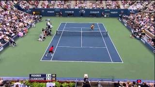 Federer vs Djokovic  US Open SF 2009 Highlights HD [upl. by Nasya478]