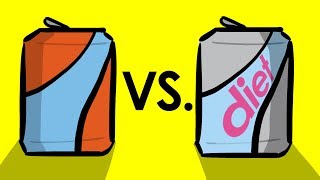 Diet Soda vs Regular Soda  Which is Better For You [upl. by Zachar]