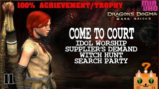 Come to Court Suppliers Demand Idol Worship and More  Walkthrough Dragons Dogma Dark Arisen  11 [upl. by Hgieliak699]