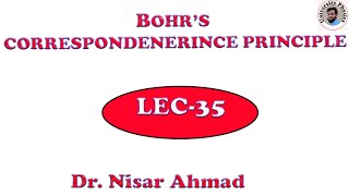 Bohrs Correspondence Principle [upl. by Kletter855]