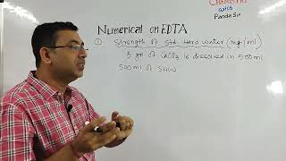 EDTA Numerical Problem  Water Chapter  Engineering Chemistry  Chemistry with Panda Sir [upl. by Igiul]