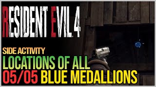 Destroy the Blue Medallions Resident Evil 4 Remake [upl. by Retnyw]