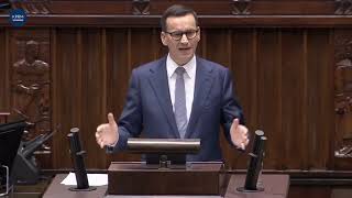 Mateusz Morawiecki wypowiedź w Sejmie 11 12 2023 [upl. by Macdermot139]