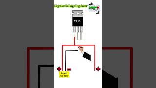 Negetive voltage regulator  LM7912  Voltage Regulator LM7912 Connection  LM7912 Diagram [upl. by Frederick]