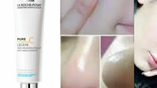 اقوى كريييييم لتبييض الوجه 😮😮😮La roche posay pure vitamin C light creme visage [upl. by Farlee]